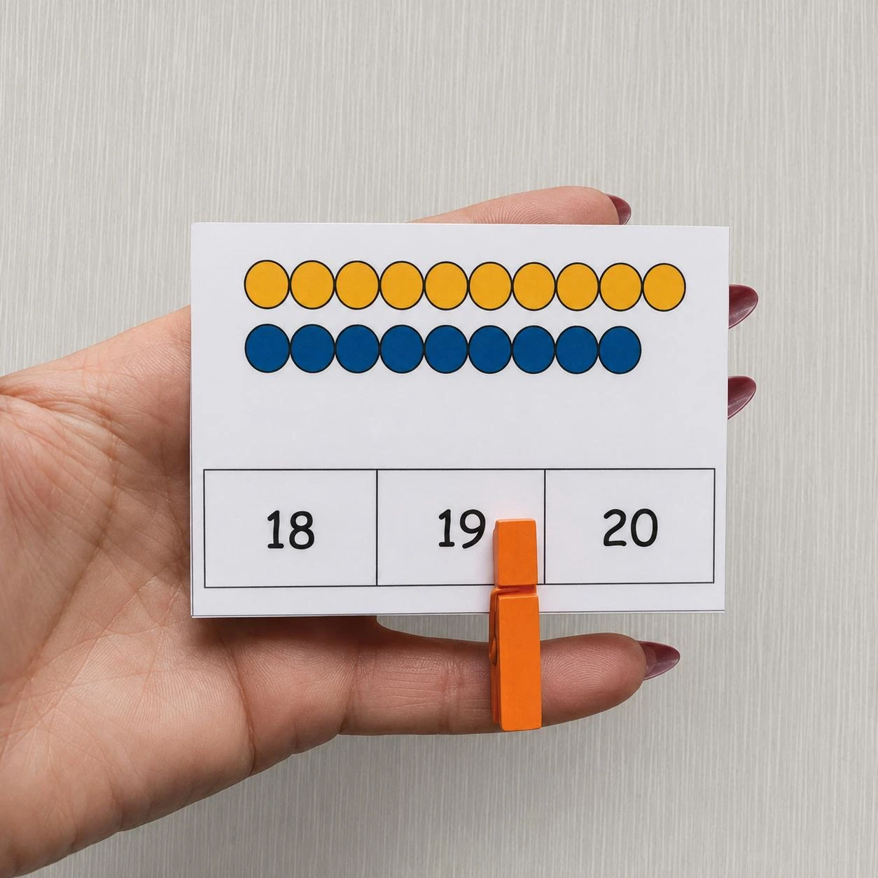 Kit de dénombrement avec perles Montessori – photo 2